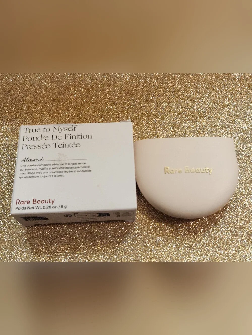 Rare Beauty True To Myself Tinted Pressed Finishing Powder - Shade Almond - NIB